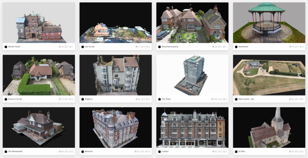 3d photogrammetry models viewable on sketchfab