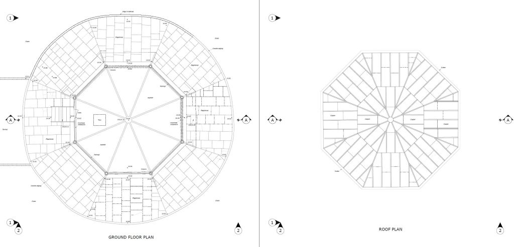 Measured survey of the bandstand for Royal Parks, Greenwich